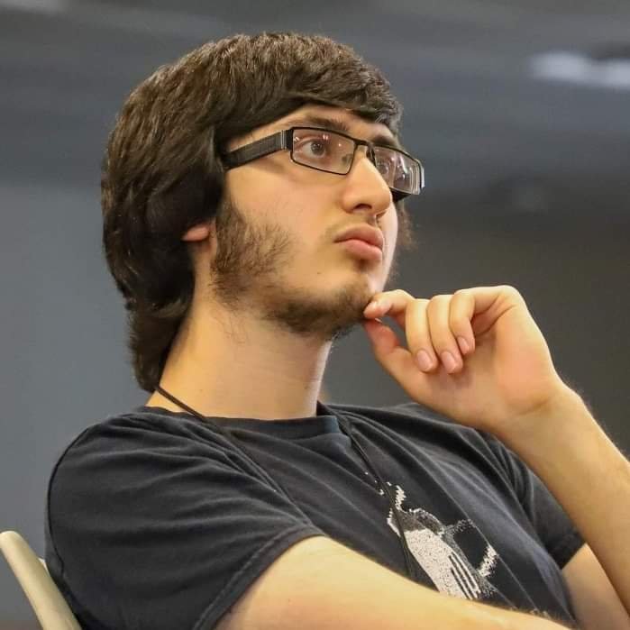 Picture of Josh thinking
